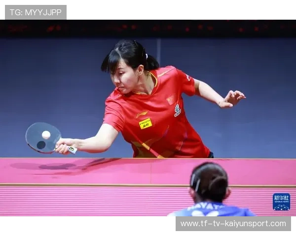 乒乓亚洲杯陈幸同发球变化多，第三板直接得分